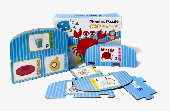 Phonics Puzzle-Ending Sounds